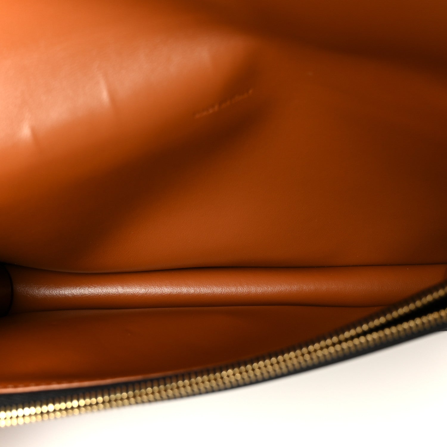Celine Triomphe Canvas Lambskin Wallet On Strap Tan 7 of 12