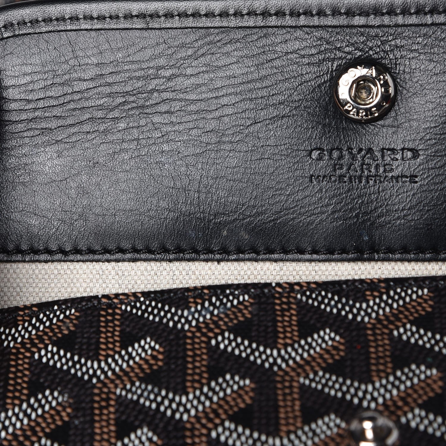 Goyard Goyardine Saint Louis PM Black 10 of 15