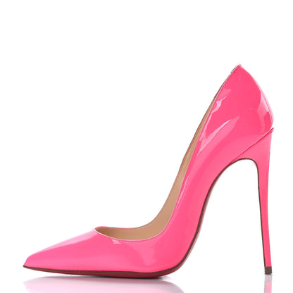 Christian Louboutin Patent So Kate 120 Pumps 35 Shocking Pink 1 of 8