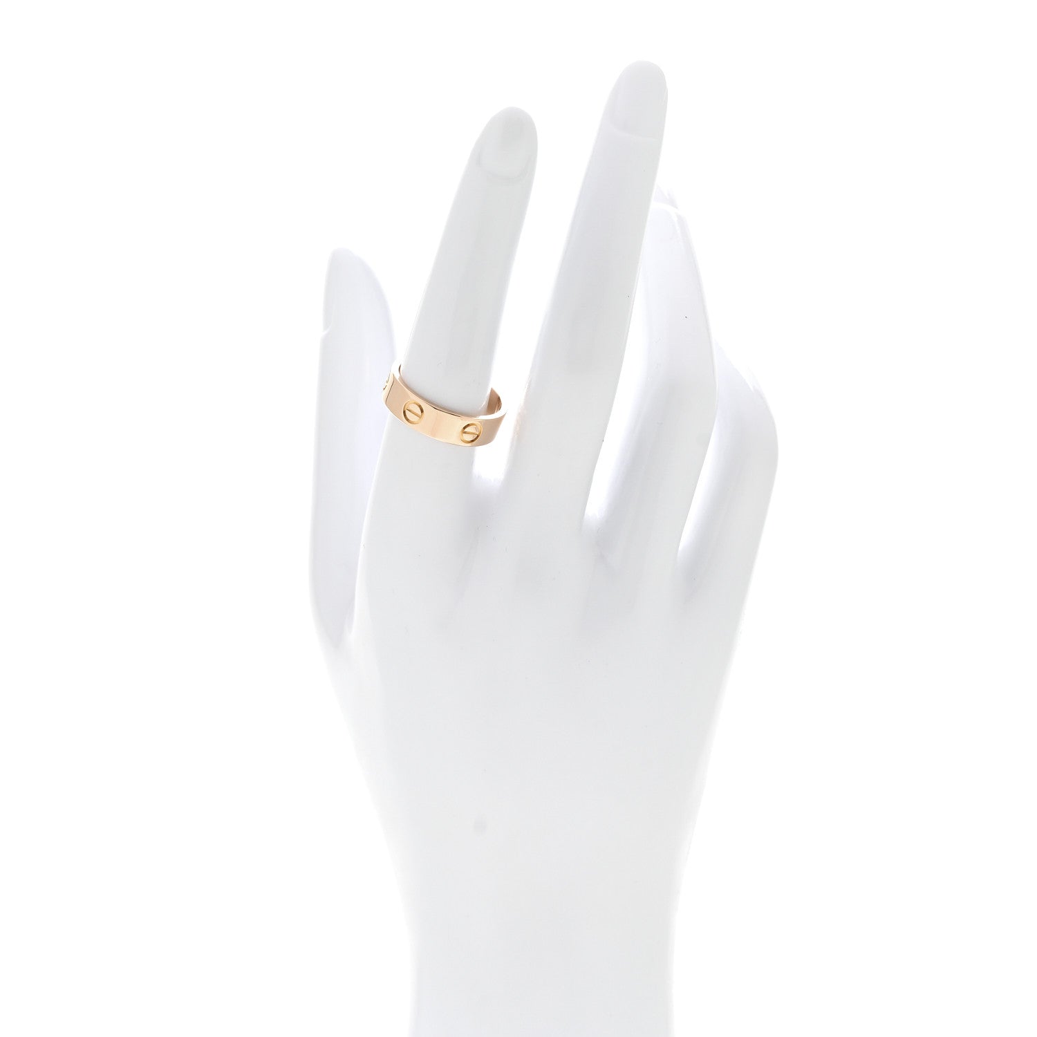 Cartier 18K Pink Gold 5.5mm LOVE Ring 56 7.5 2 of 5