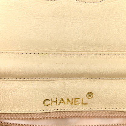 Chanel Straw Woven Quilted Flap Yellow 11 of 21