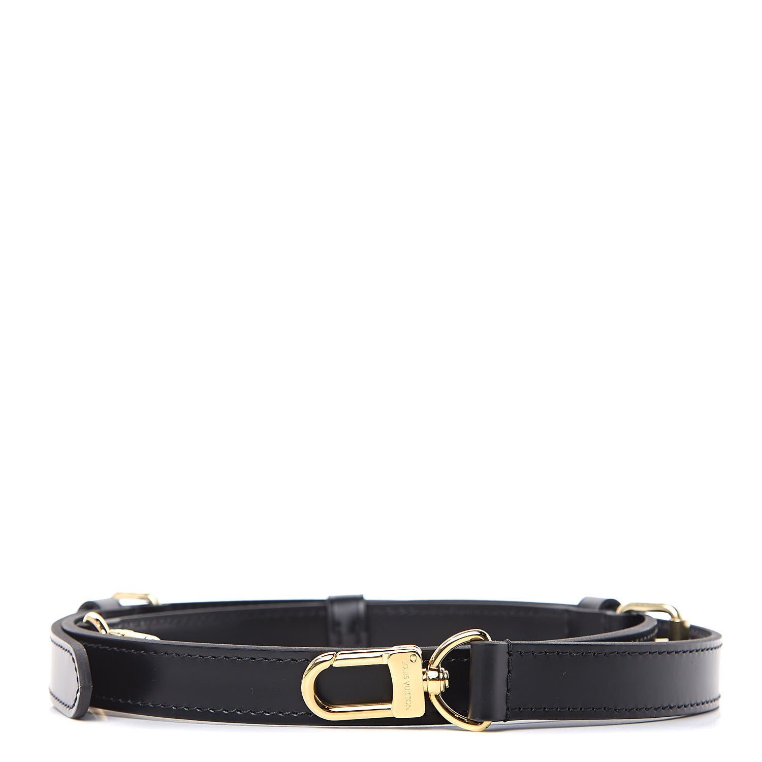 Louis Vuitton Calfskin World Tour Adjustable Speedy Bandouliere Shoulder Strap Black 1 of 4