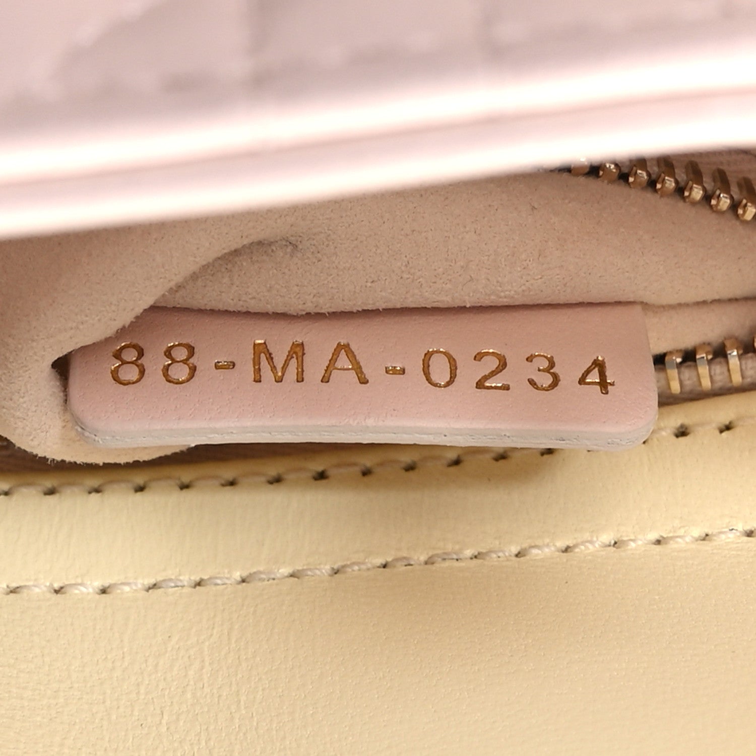 Christian Dior Lambskin Cannage Mini Bi-Color Lady Dior Rose Quartz Pastel Yellow 7 of 11