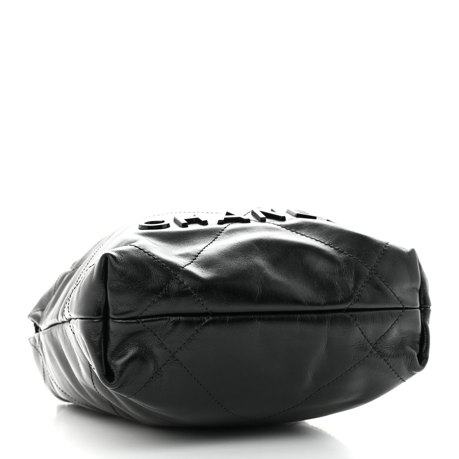 Chanel Shiny Calfskin Quilted Mini Chanel 22 So Black 3 of 10
