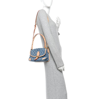 Louis Vuitton Monogram Denim Diane Blue 2 of 13