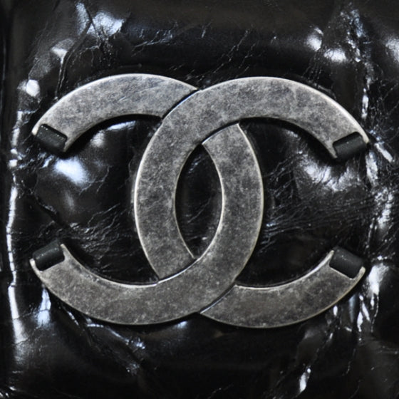 Chanel Leather Large In The Mix Tote Black 2 of 2