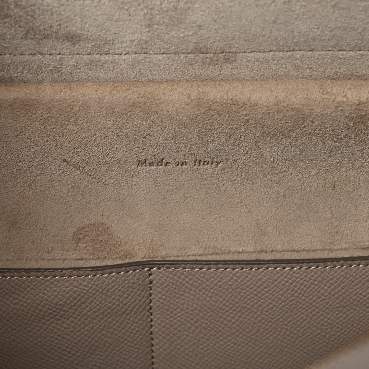 Grained Calfskin Mini Belt Bag Light Taupe