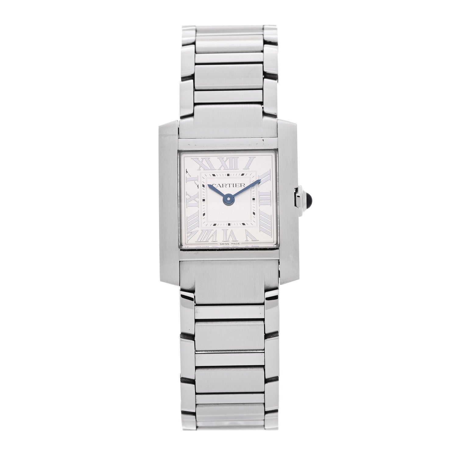 Cartier Stainless Steel 21mm Tank Francaise Quartz Watch Silver 1 of 5