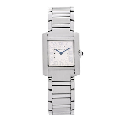 Cartier Stainless Steel 21mm Tank Francaise Quartz Watch Silver 1 of 5
