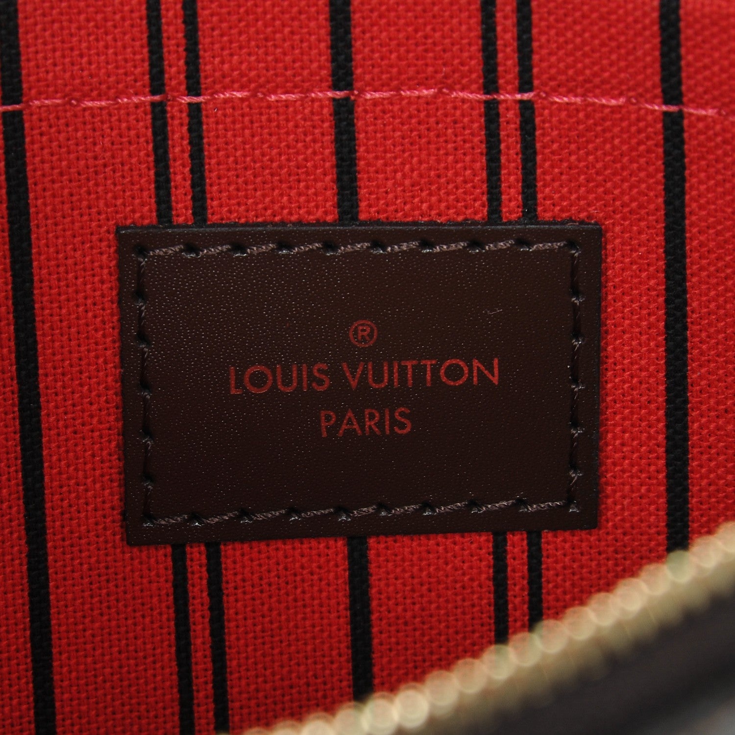 Louis Vuitton Damier Ebene Neverfull MM GM Pochette 6 of 7