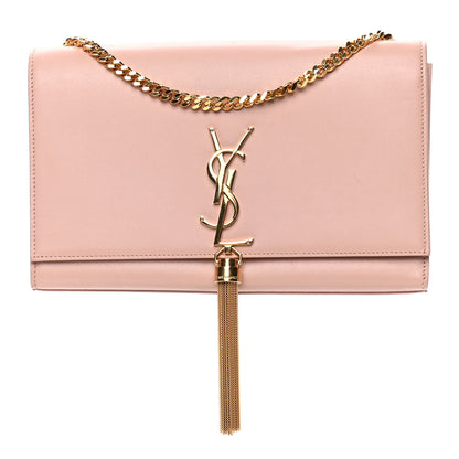 Saint Laurent Smooth Calfskin Medium Classic Monogram Kate Tassel Satchel Pink 1 of 4