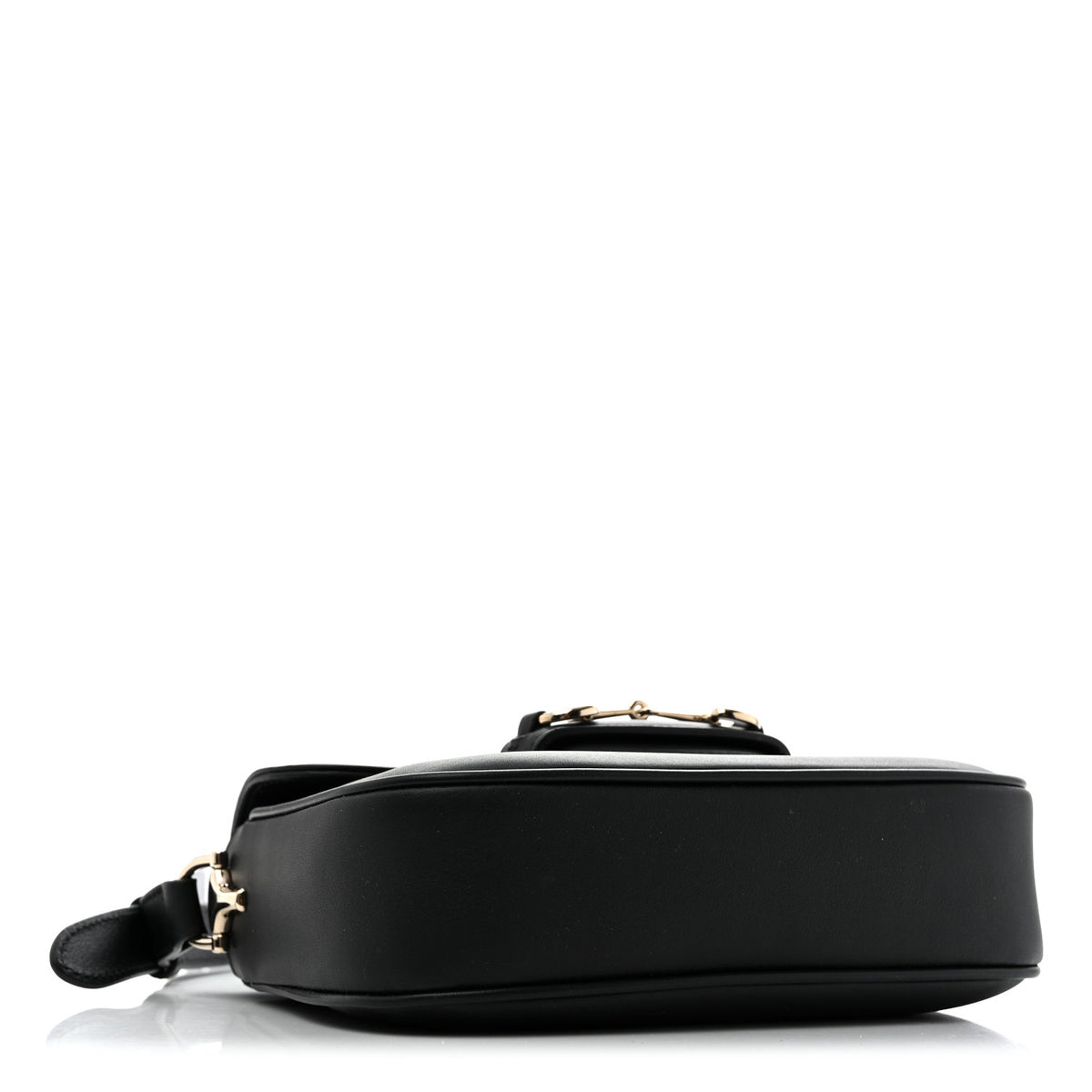 Arabella Calfskin Horsebit 1955 Shoulder Bag Black
