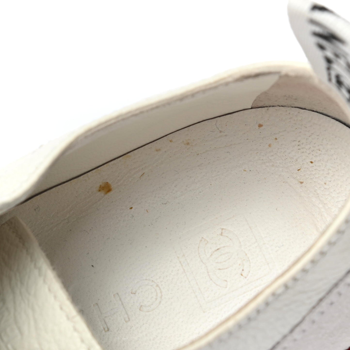 Calfskin Fringe Golf Tennis 37.5 White