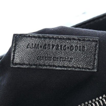 Saint Laurent Calfskin Y Quilted Monogram Medium Loulou Chain Satchel Black 7 of 10