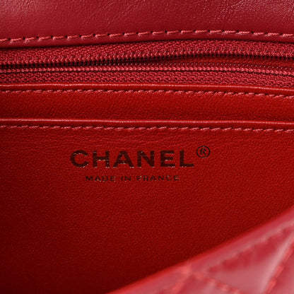 Chanel Aged Calfskin Quilted 2.55 Reissue Mini Flap Red 6 of 10