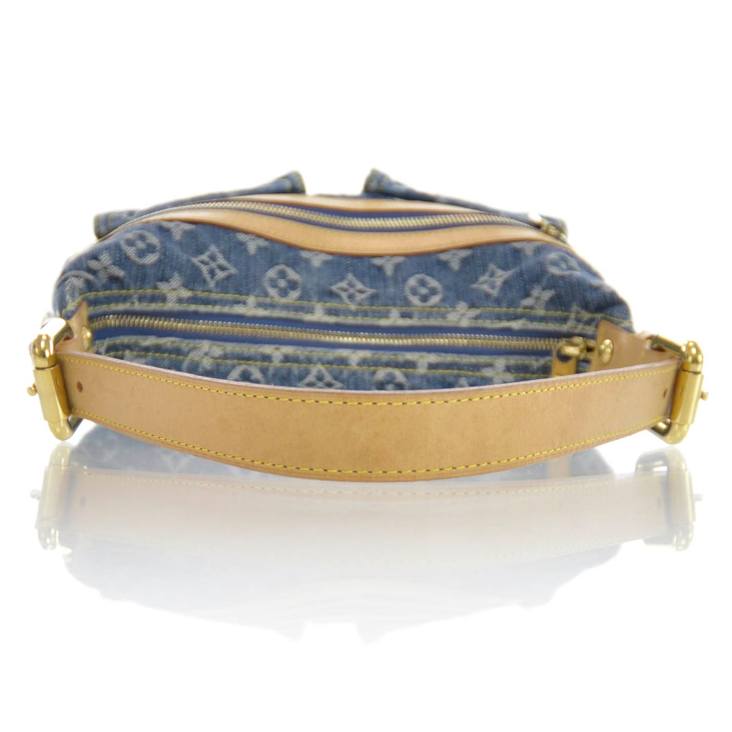 Monogram Denim Baggy PM Blue