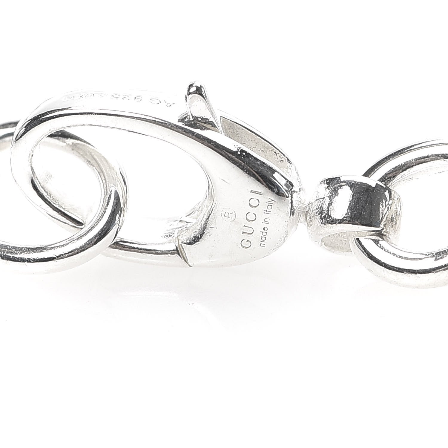 Gucci Sterling Silver Britt Charm Bracelet 4 of 7