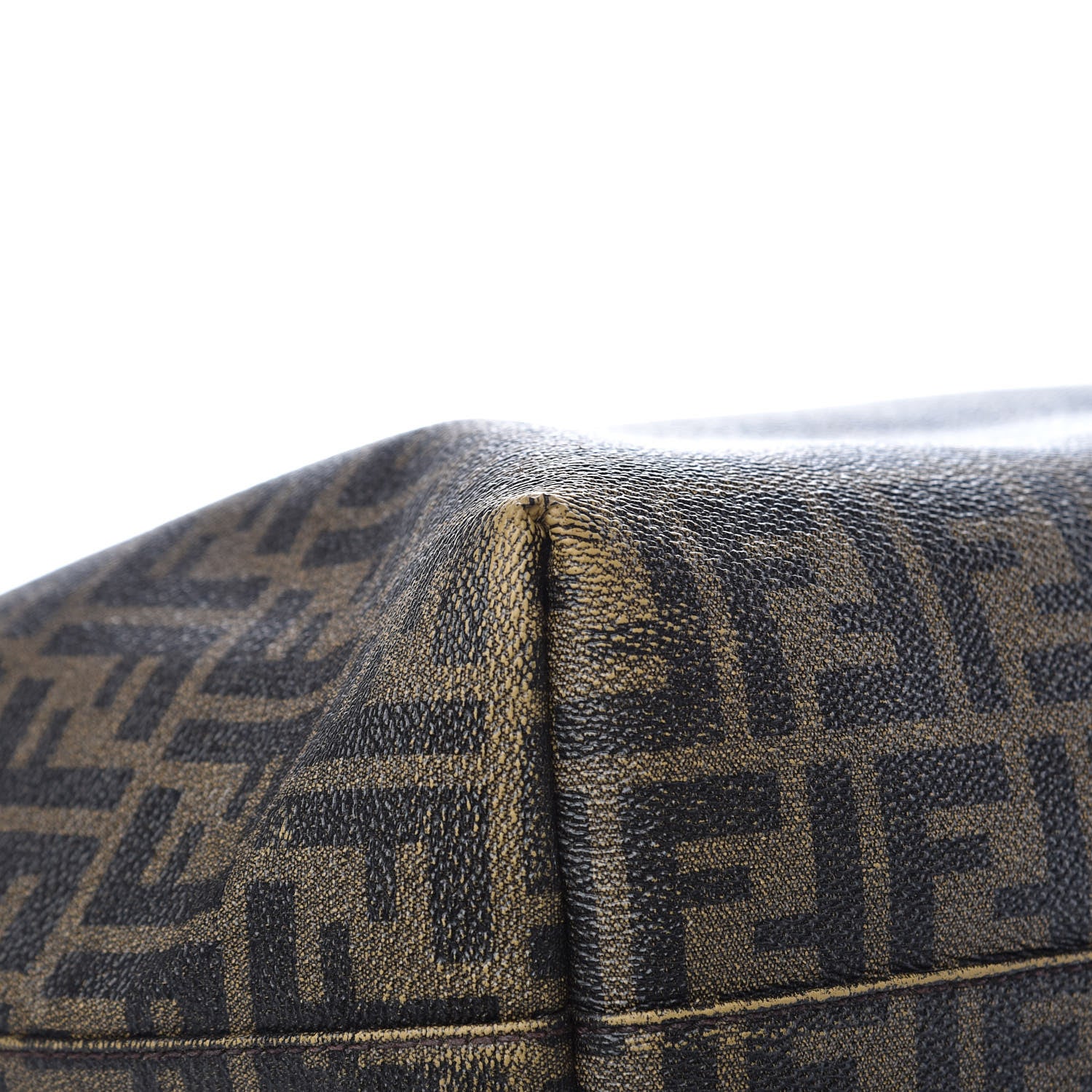 Fendi Zucca Spalmati Medium Roll Tote Tobacco Fuxia 9 of 19