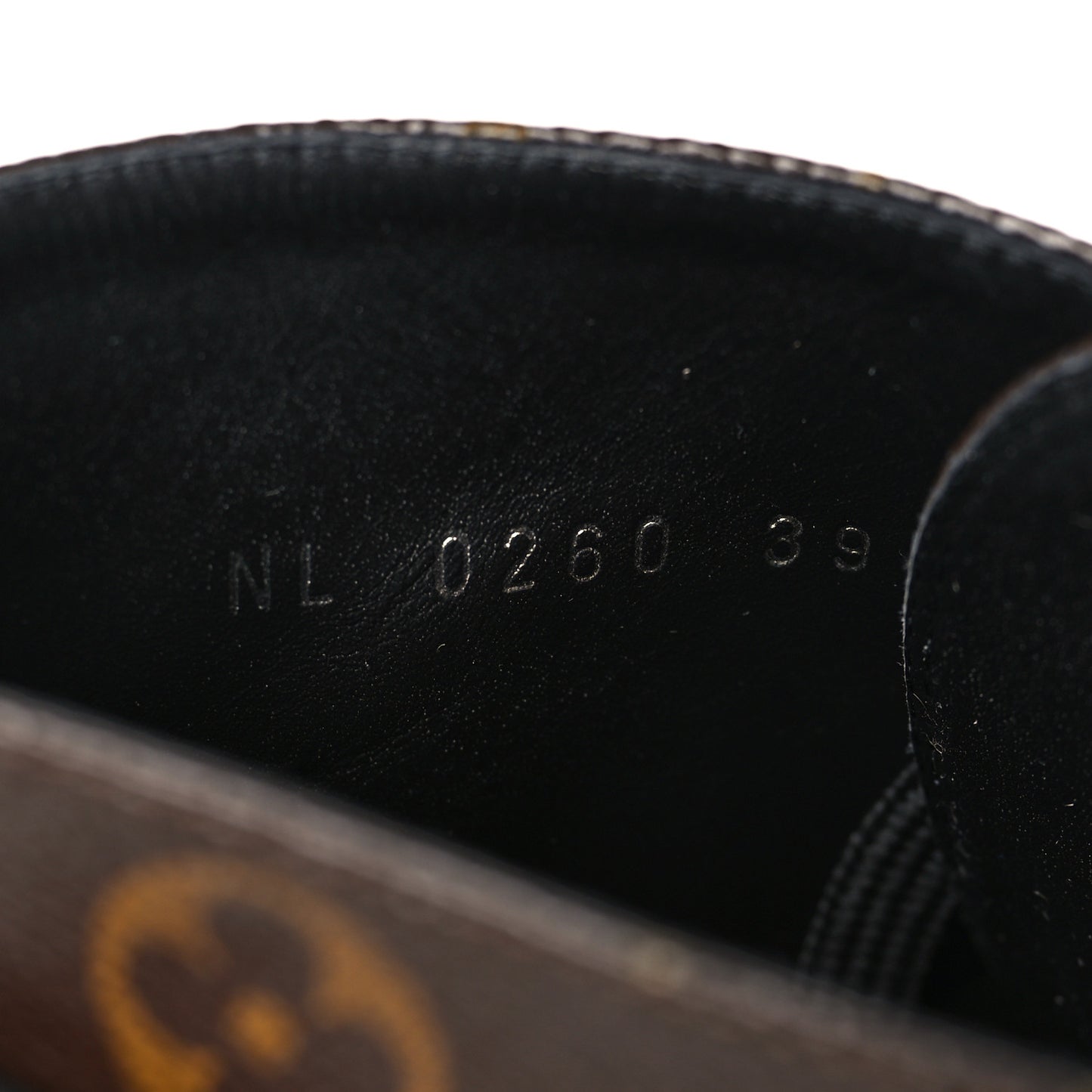 Calfskin Monogram Wonderland Flat Ranger Boots 39 Black