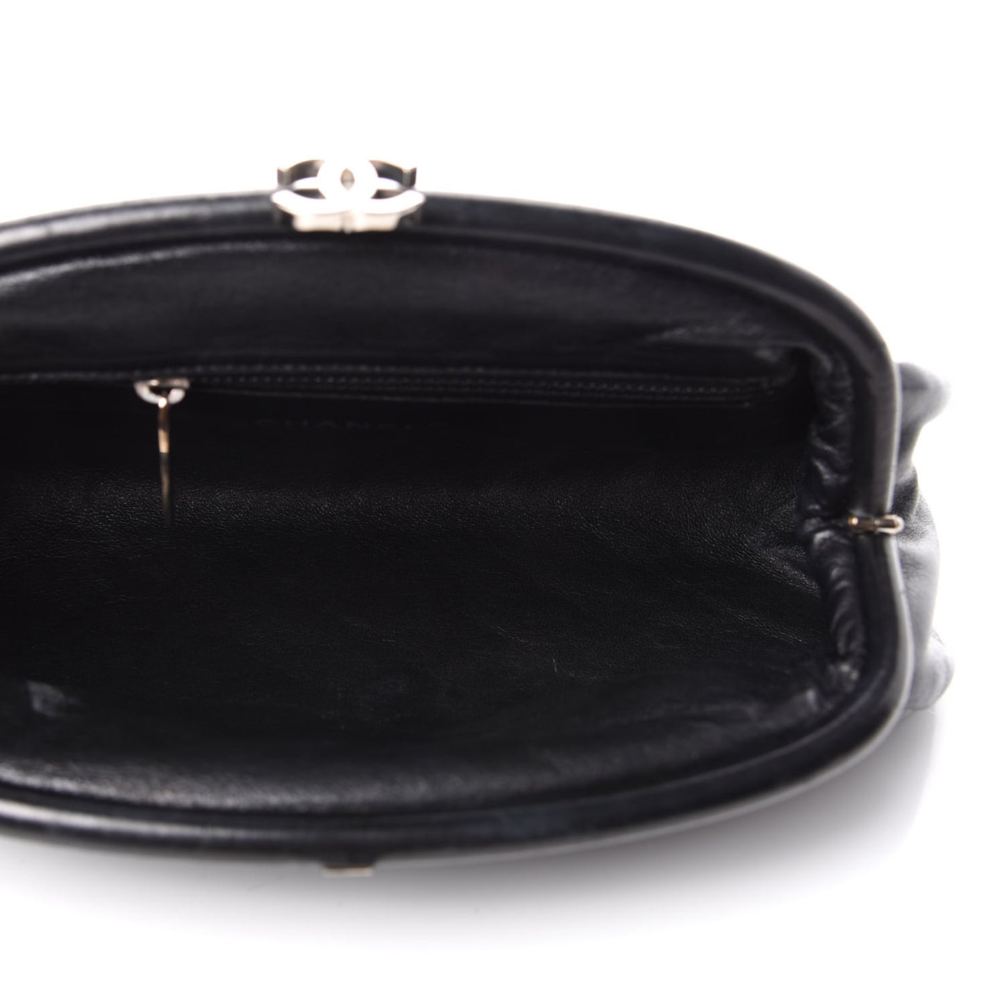 Lambskin Quilted Timeless Clutch Black