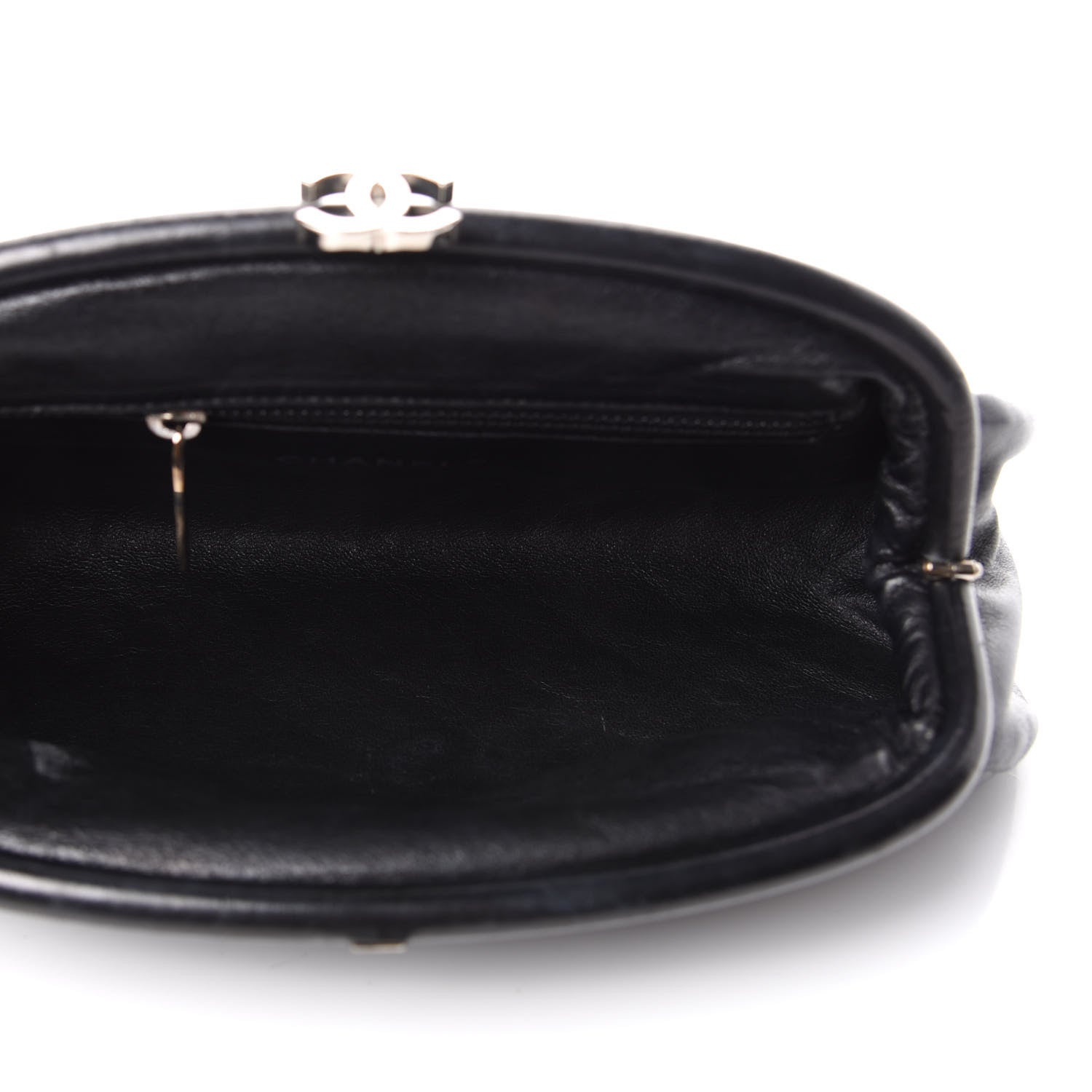 Chanel Lambskin Quilted Timeless Clutch Black 5 of 8