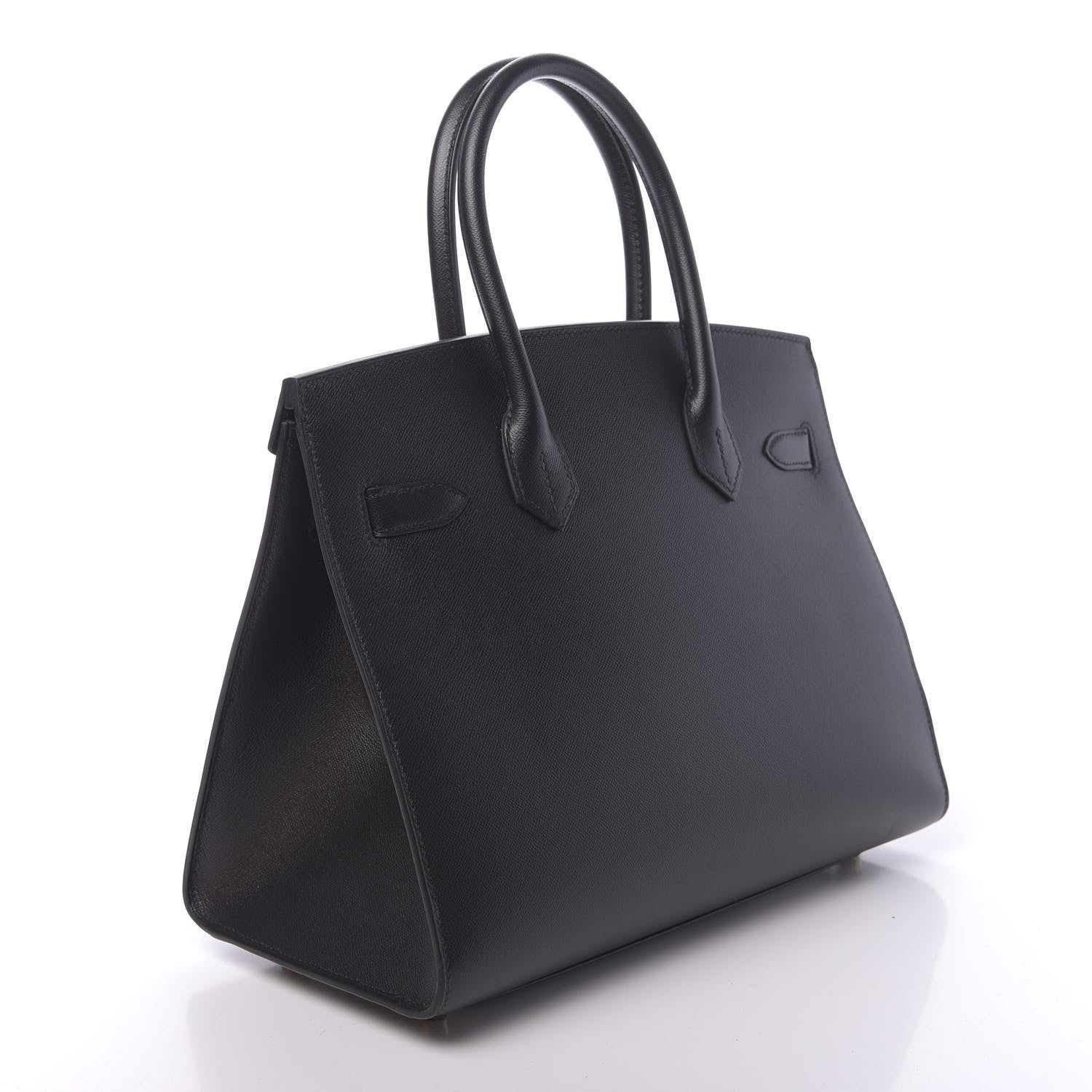 Hermes Madame Calfskin Birkin Sellier 30 Black 3 of 11
