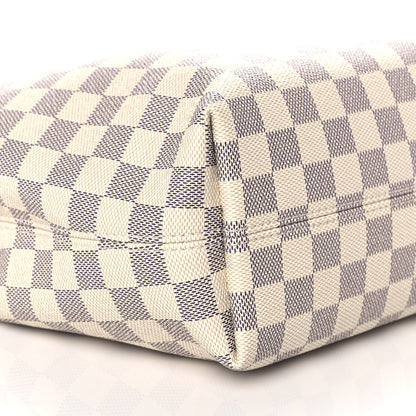 Louis Vuitton Damier Azur Graceful PM Rose Ballerine 7 of 9