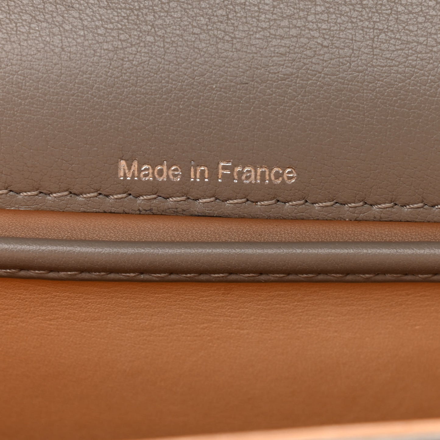 Smooth Calfskin Mini Tempete Satchel Camaieux Tourterelle