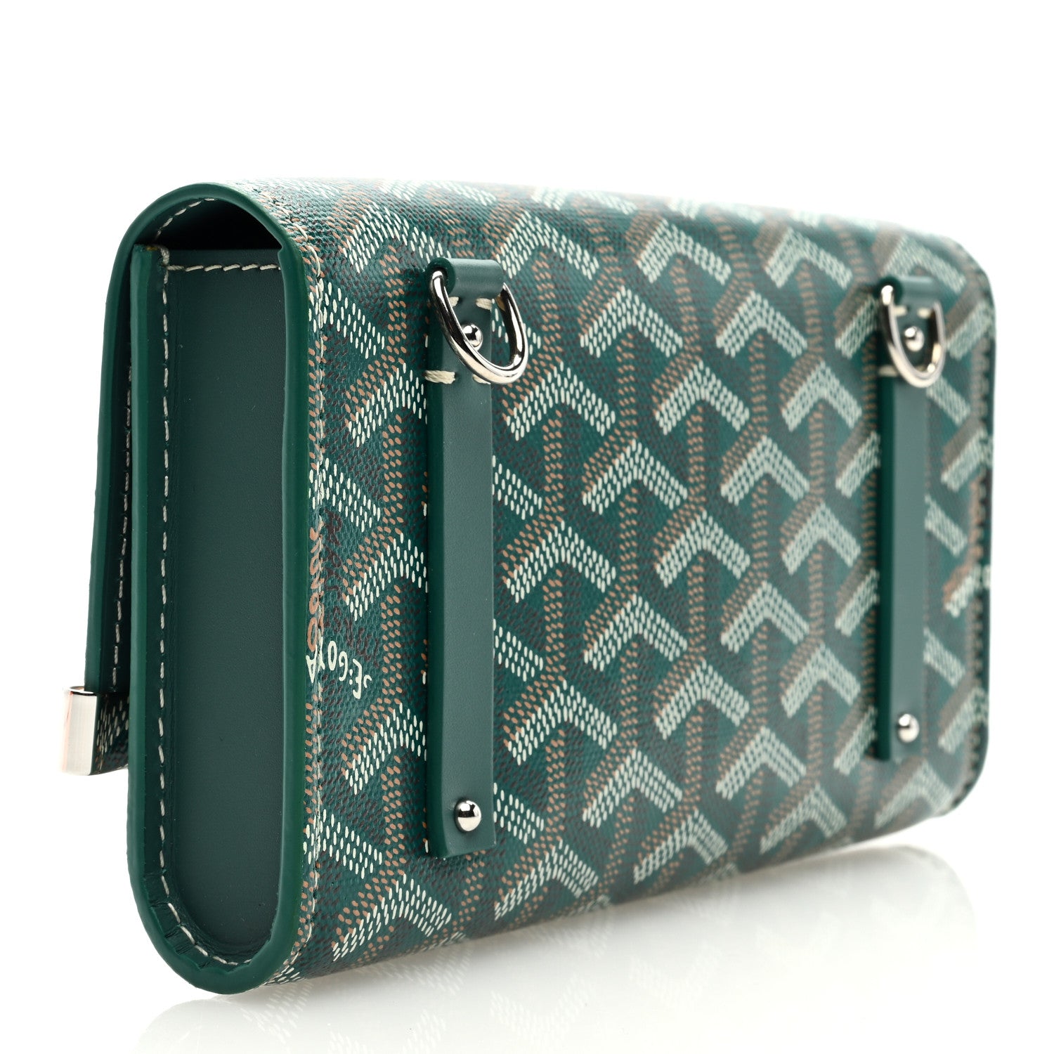 Goyard Goyardine Monte Carlo Bois Clutch Green 3 of 6