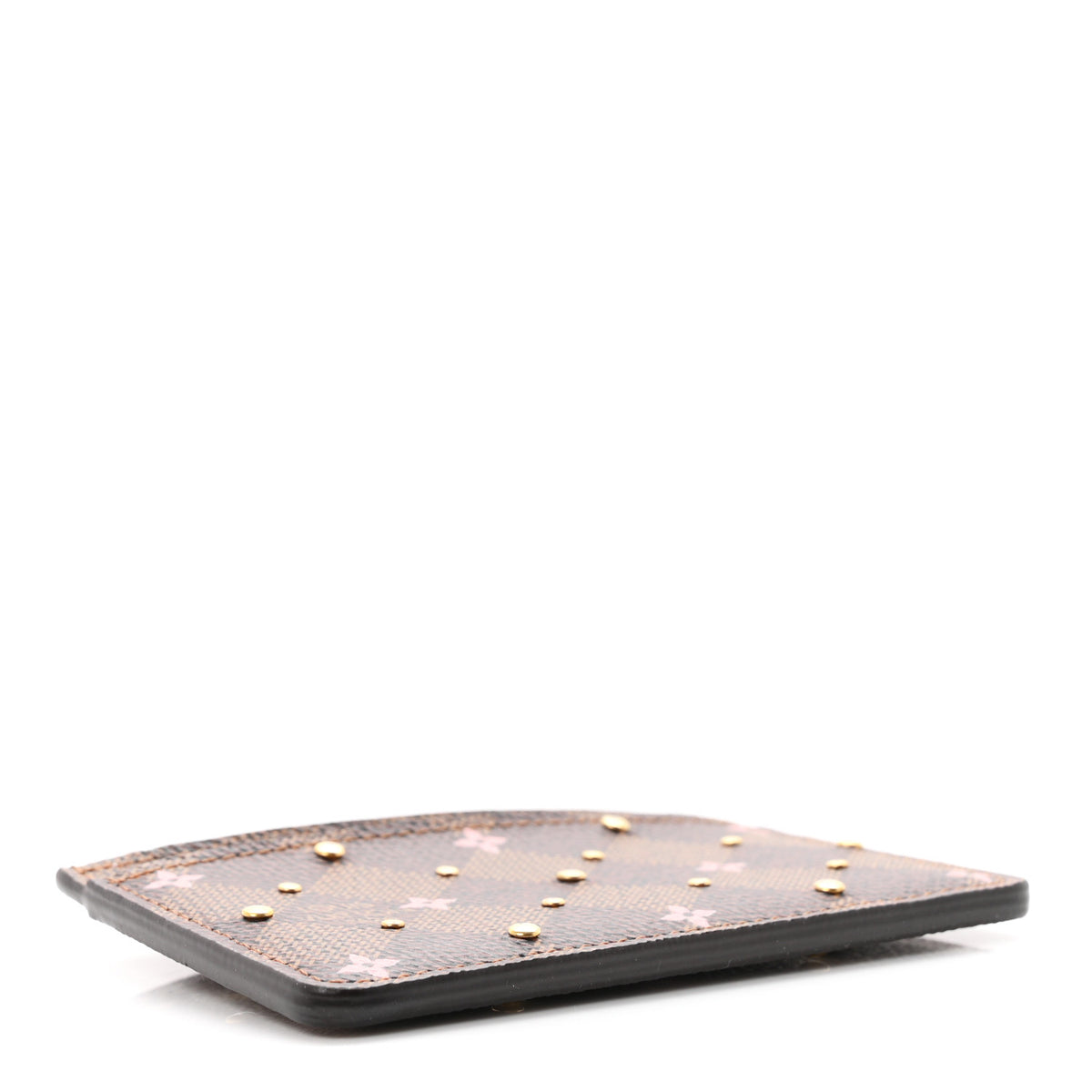 Louis Vuitton Damier Ebene Studded Card Holder 4 of 6