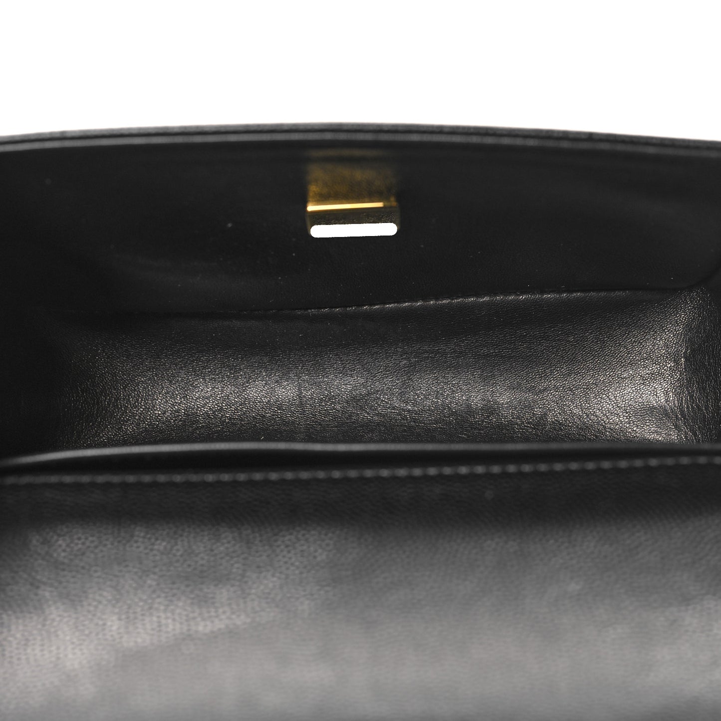 Caviar Quilted Small Boy Flap Black