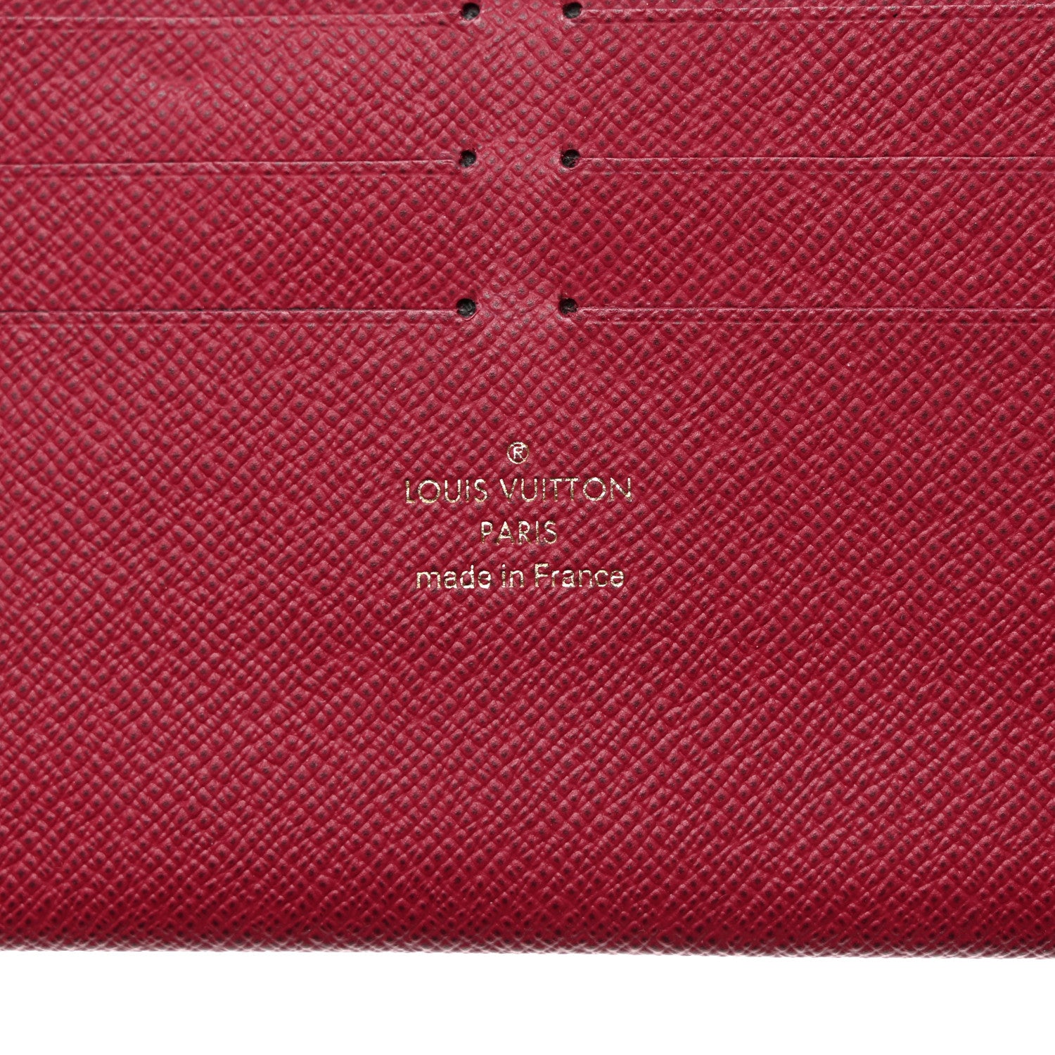 Louis Vuitton Calfskin Felicie Card Holder Insert Fuchsia 6 of 6
