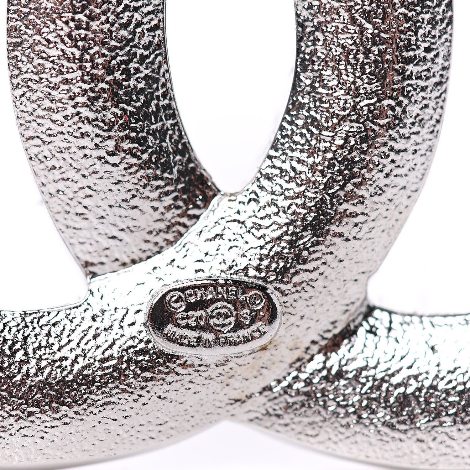 Chanel Crystal Palais Garnier CC Brooch Silver 4 of 5