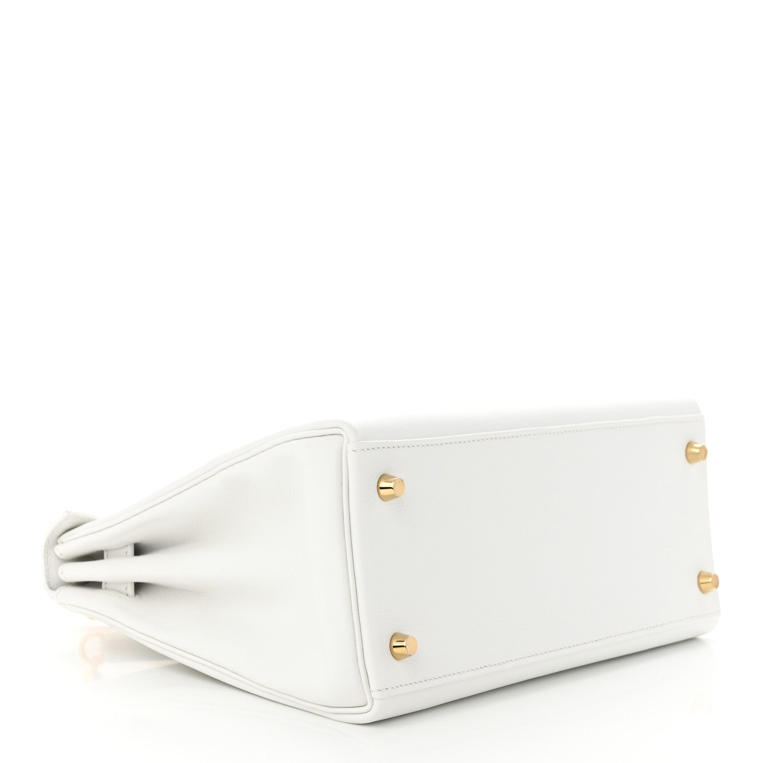 Hermes Evercolor Kelly Retourne 28 White 4 of 11