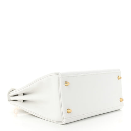 Hermes Evercolor Kelly Retourne 28 White 4 of 11