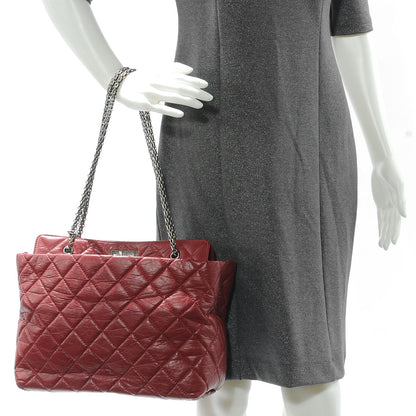 Chanel Aged Calfskin Reissue 2.55 Tote Bag Red 2 of 7