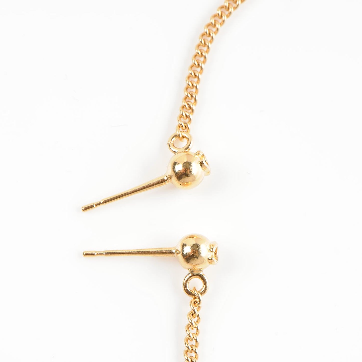 CC Drop Earrings Gold