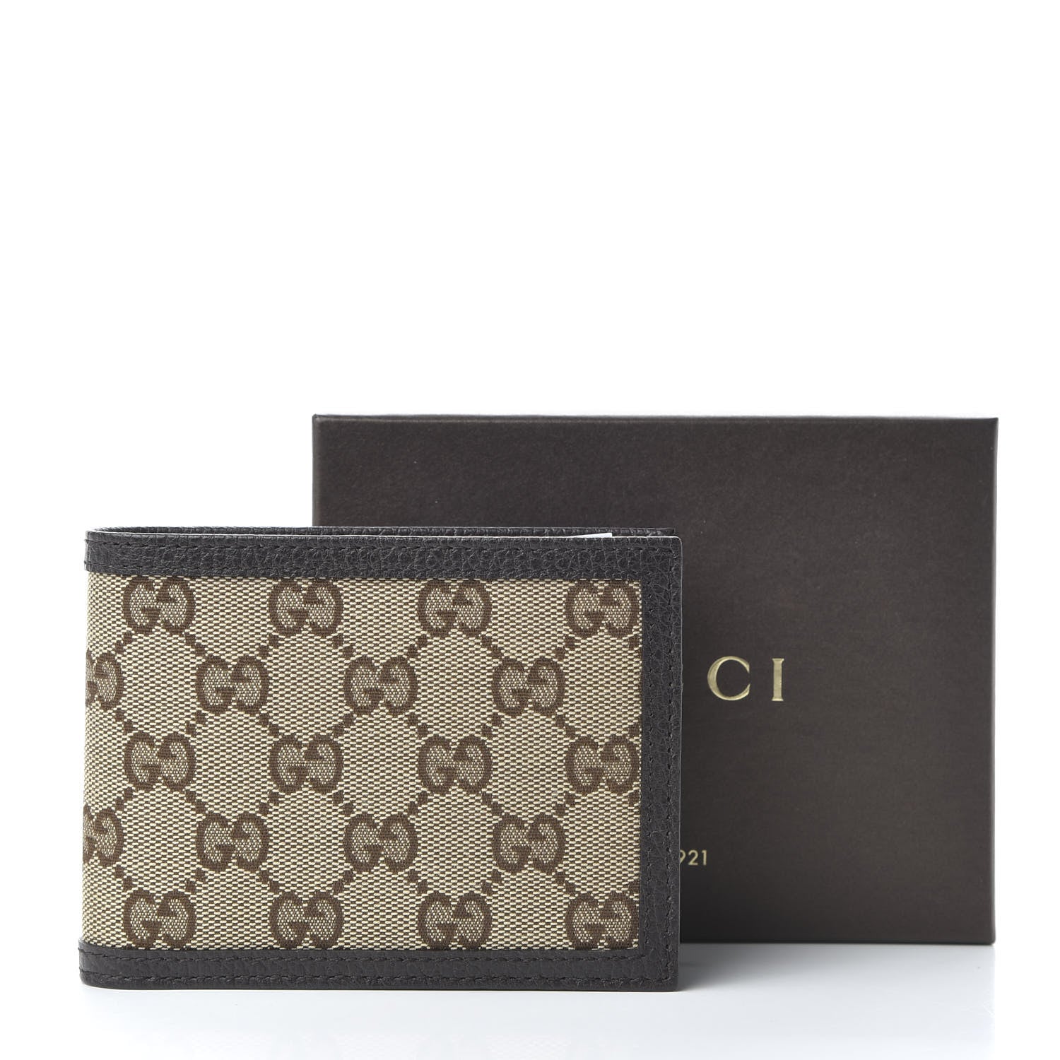 Gucci Monogram Bi-Fold Wallet Dark Brown 10 of 10