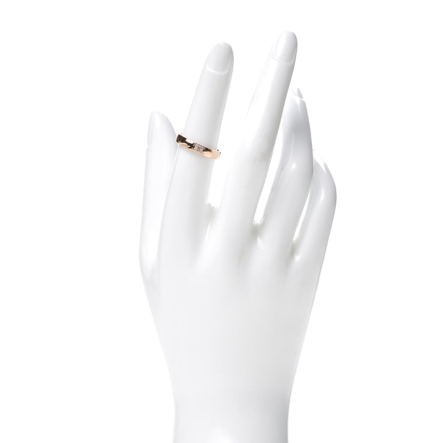 18K Rose Gold Diamond Ever Herakles Wedding Band Ring 52 6