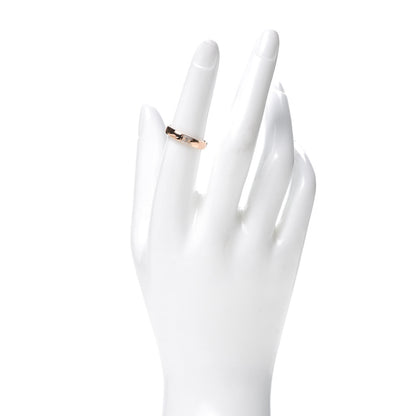 Hermes 18K Rose Gold Diamond Ever Herakles Wedding Band Ring 52 6 2 of 5