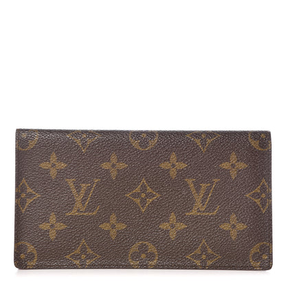 Louis Vuitton Monogram Simple Checkbook Holder Wallet 1 of 13
