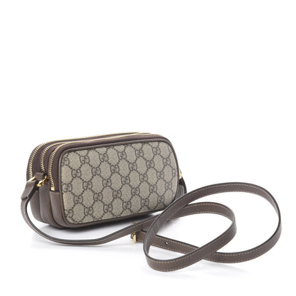 Gucci GG Supreme Monogram Web Mini Ophidia GG Bag Brown 2 of 10