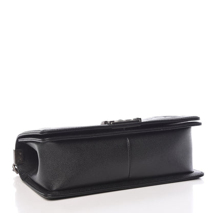 Chanel Caviar Quilted Medium Boy Flap Black 4 of 11