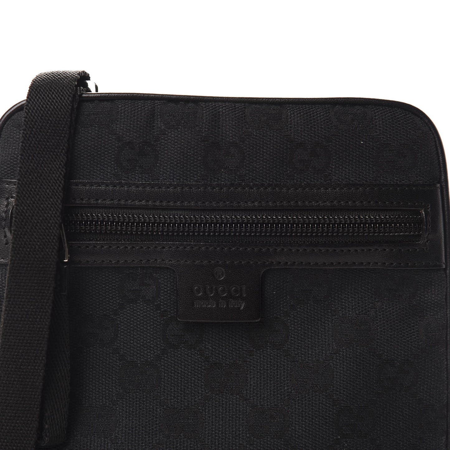 Monogram Small Messenger Black