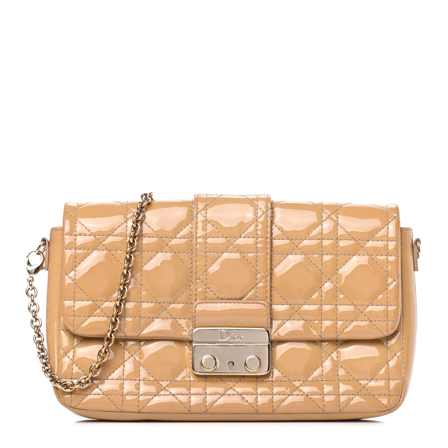 Patent Cannage New Lock Pouch Beige