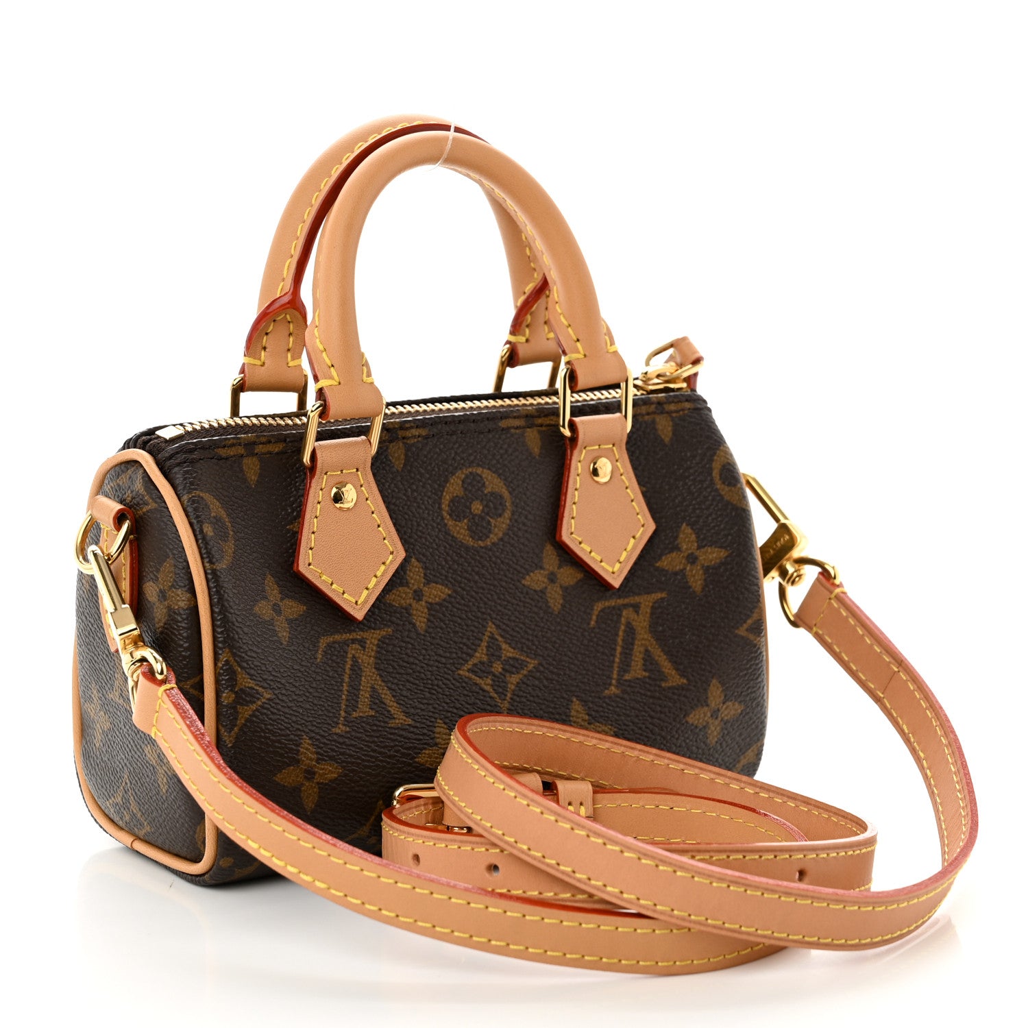 Louis Vuitton Monogram Nano Speedy Bandouliere 3 of 10