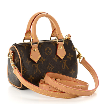 Louis Vuitton Monogram Nano Speedy Bandouliere 3 of 10