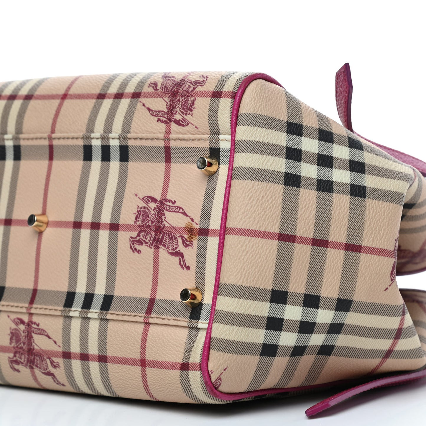 Haymarket Check Small Canterbury Tote Magenta