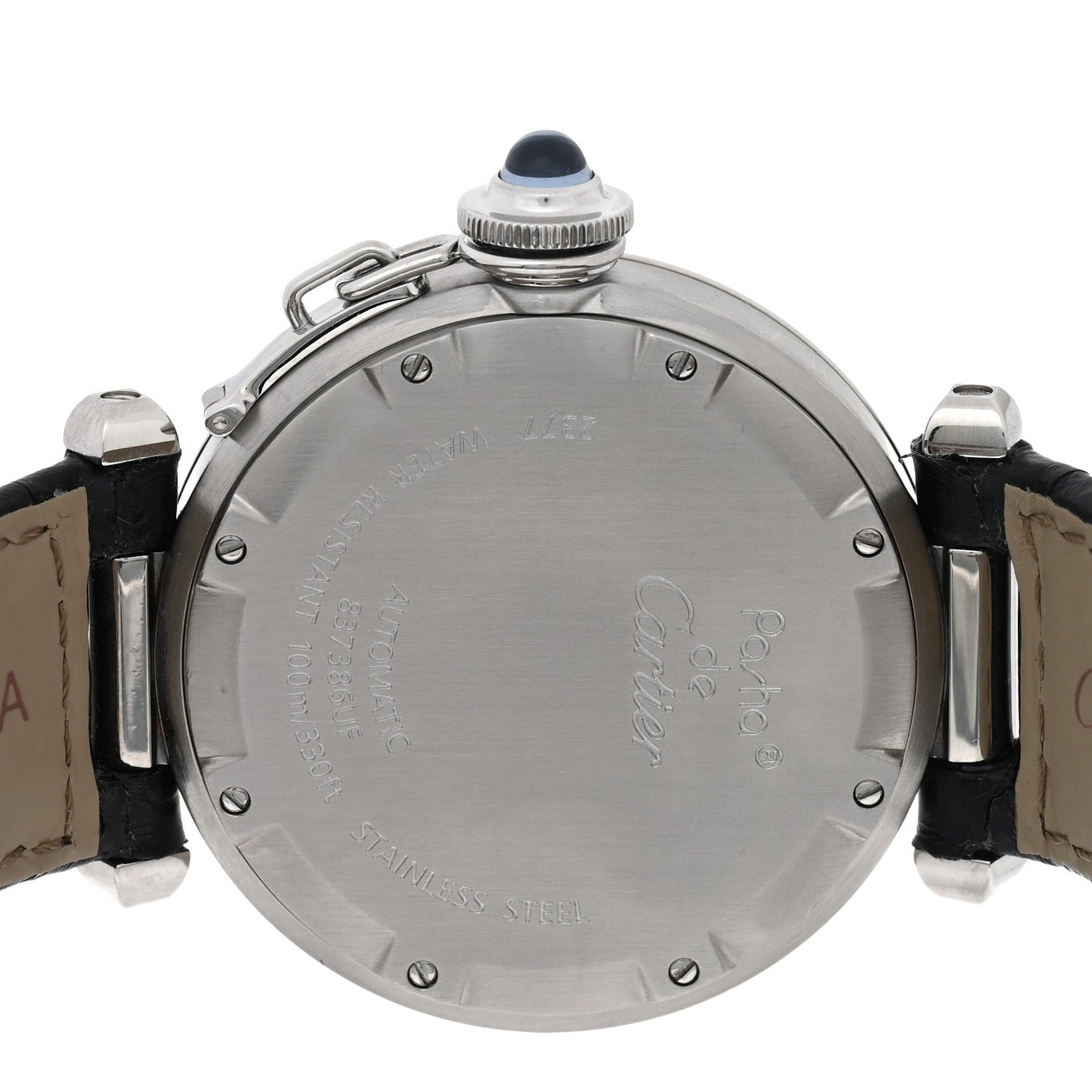 Stainless Steel Alligator Mother of Pearl 35mm Pasha C Automatic Watch