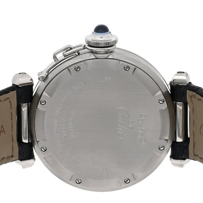 Cartier Stainless Steel Alligator Mother of Pearl 35mm Pasha C Automatic Watch 4 of 4